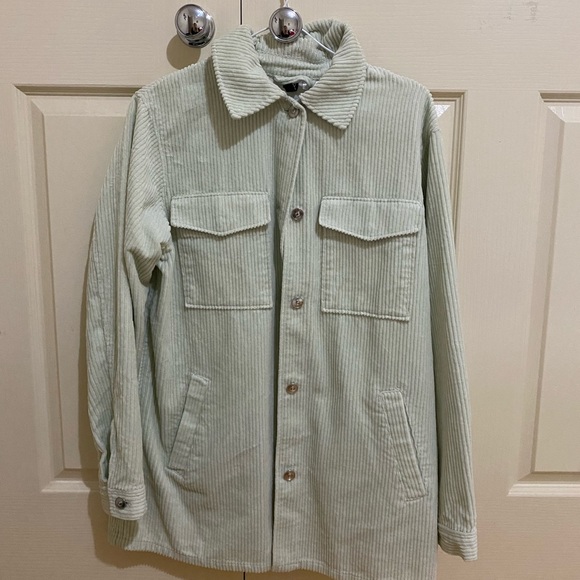 pull and bear cord shirt